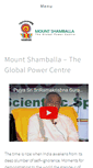 Mobile Screenshot of mountshamballa.org